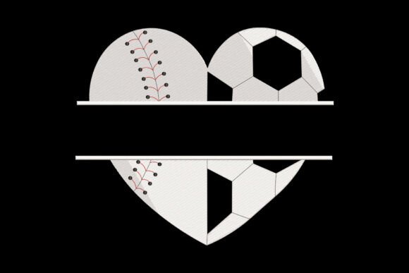 Baseball Soccer Heart Monogram: A Craft Fair Favorite?
