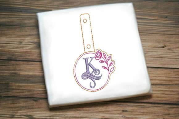 Floral Monogram Letter K ITH: A Designer’s Review for Personalized Gifts