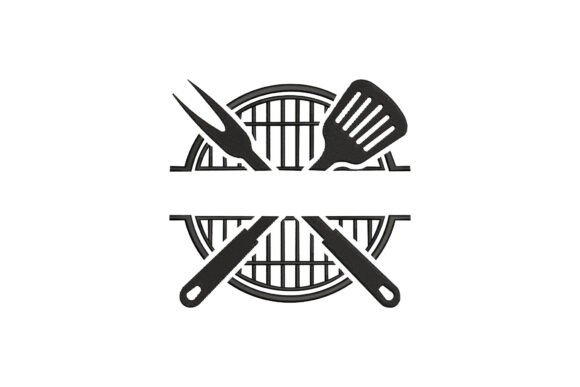 Grill Master Monogram: A Design Review for Small Business Embroidery