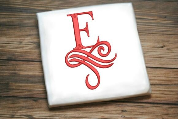 Oceanic Flourish Monogram E Review for Real Embroidery Projects