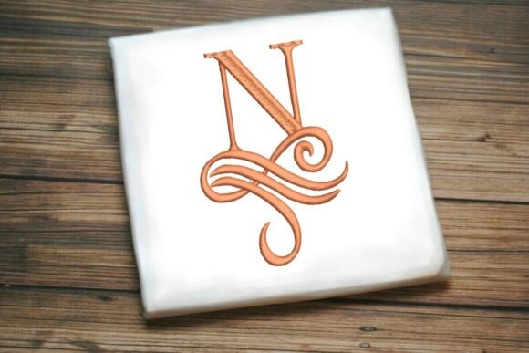 Oceanic Flourish Monogram N Review for Real Embroidery Projects