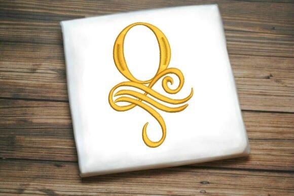 Oceanic Flourish Monogram O: A Maritime Touch for Elegant Embroidery Listings
