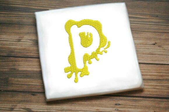 Paint Splash Monogram p: A Creative Boost for Small Business Branding