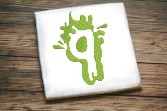 Paint Splash Monogram q: A Seasonal Embroidery Standout