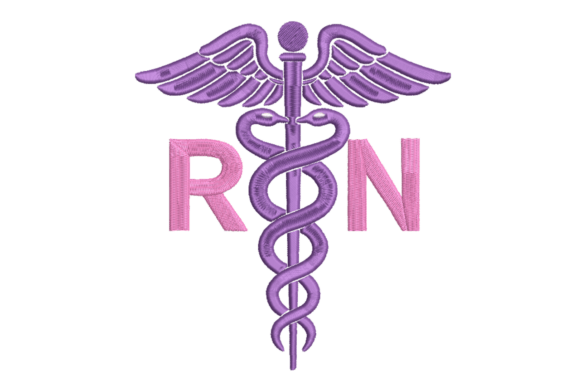 RN Caduceus – Nurse Monogram: A Craft Fair Embroidery Must-Have?