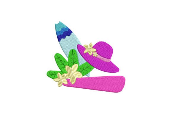 Tropical Beach Split Monogram: A Seasonal Embroidery Review